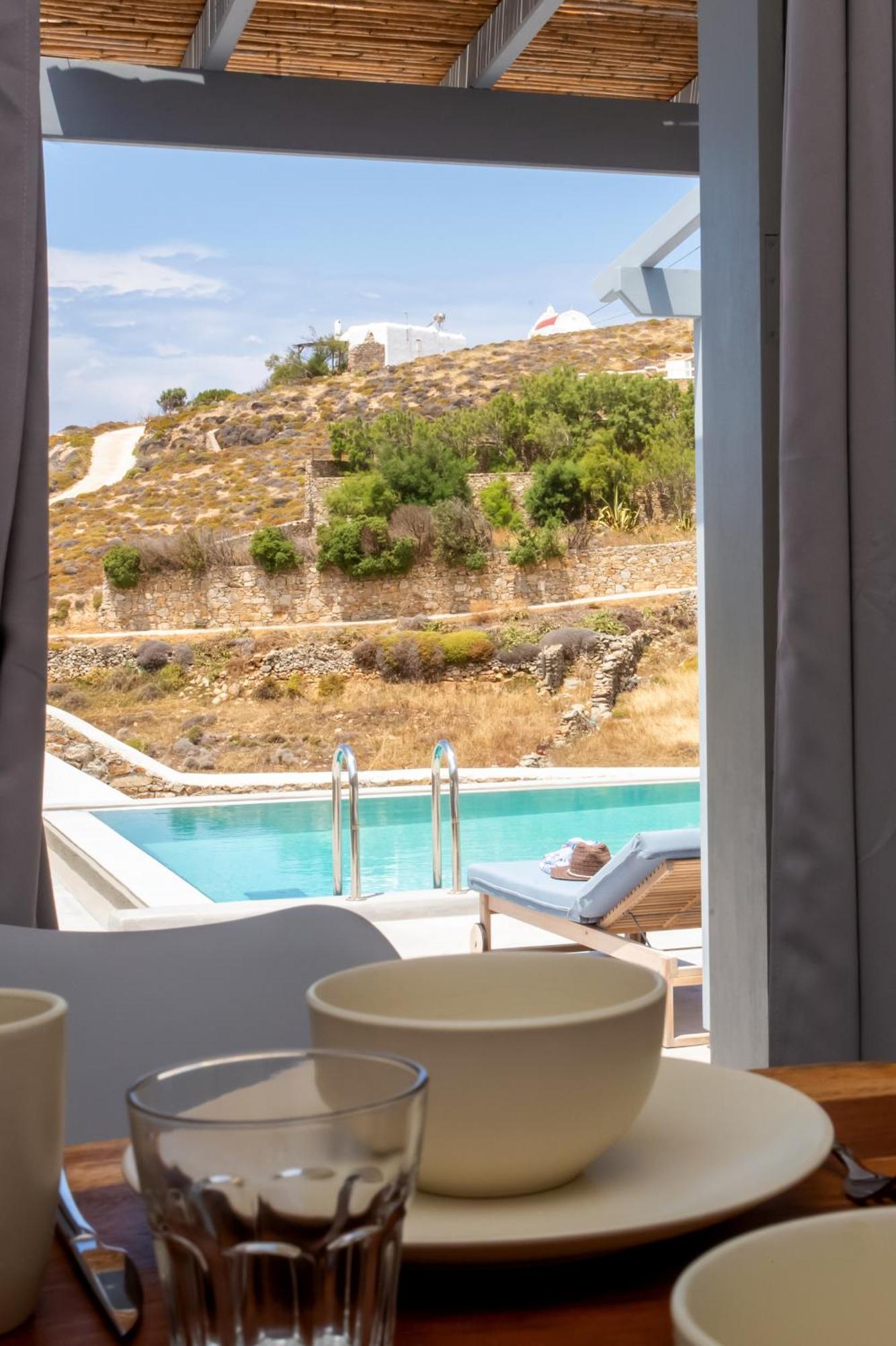 Terra White Seaview Pool Apartments & Suites Mykonos Town Exterior foto